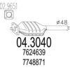 MTS 04.3040 Catalytic Converter